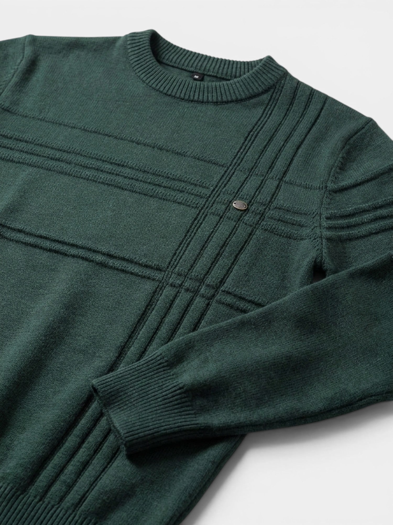 Men’s Soft Cotton Knit Sweater Classic Striped Pullover SnugBubs Australia