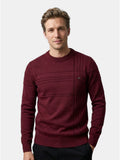 Men’s Soft Cotton Knit Sweater Classic Striped Pullover SnugBubs Australia