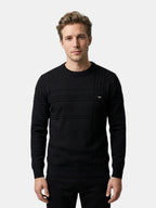 Men’s Soft Cotton Knit Sweater Classic Striped Pullover SnugBubs Australia
