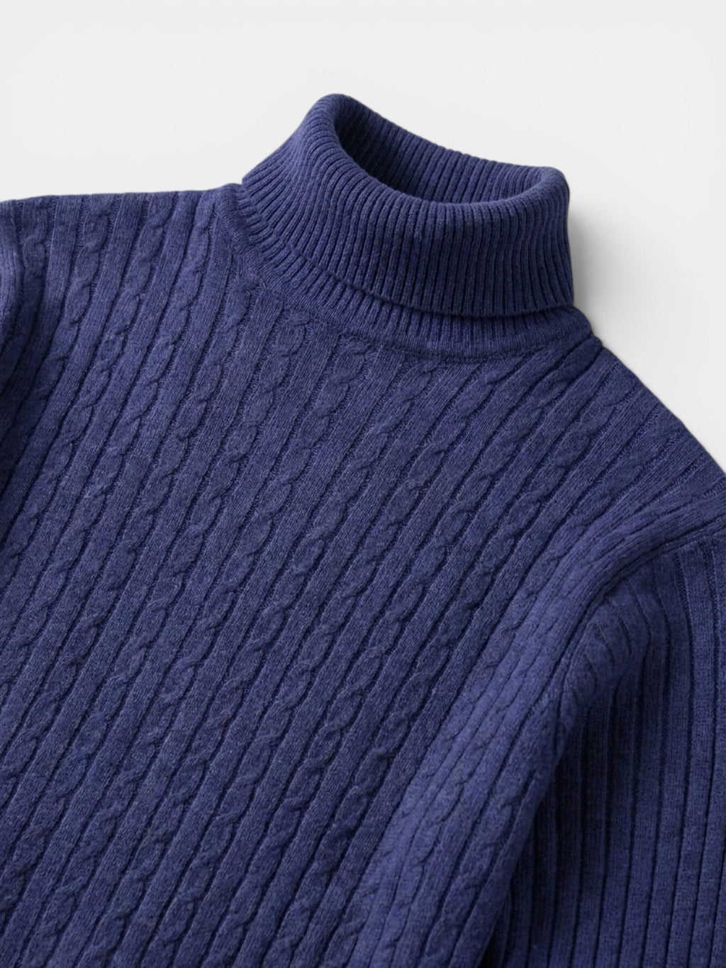 Men’s Wool Turtleneck Sweater Warm Ribbed Knit Pullover SnugBubs Australia