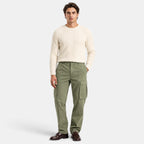 Men's Cargo Pants with Straight Leg and Flap Pockets