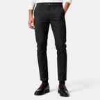 Men's Chino Pants with Belt Loops and Side Pockets