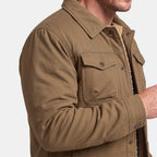 Men's Jacket with Button Front and Chest Pockets