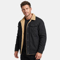 Men's Jacket with Button Front and Chest Pockets
