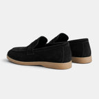 Men's Loafers with Penny Strap and Moc Toe