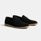 Men's Loafers with Penny Strap and Moc Toe