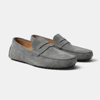 Men's Loafers with Penny Strap and Moc Toe