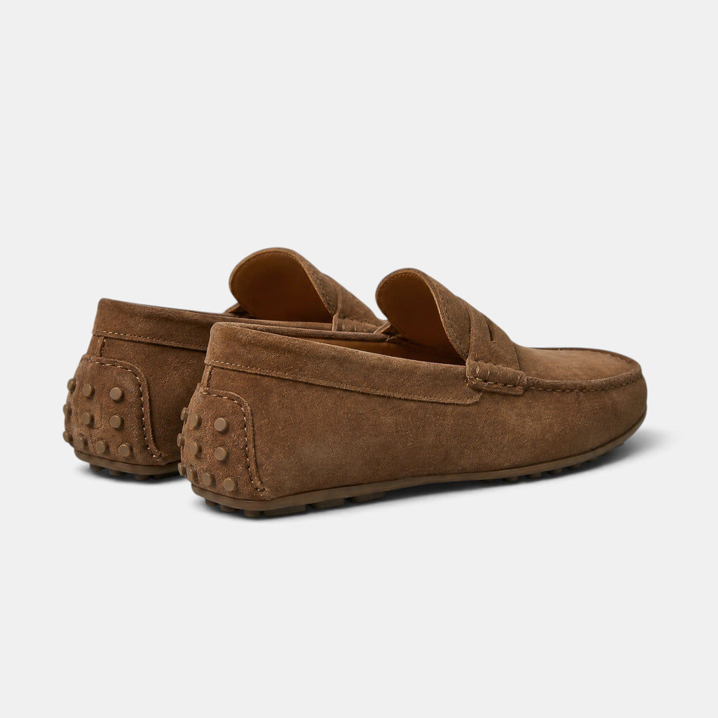 Men's Loafers with Penny Strap and Moc Toe