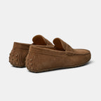 Men's Loafers with Penny Strap and Moc Toe