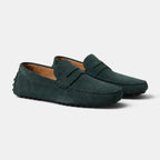Men's Loafers with Penny Strap and Moc Toe