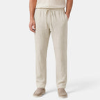 Men's Pants with Drawstring Waist and Straight Leg