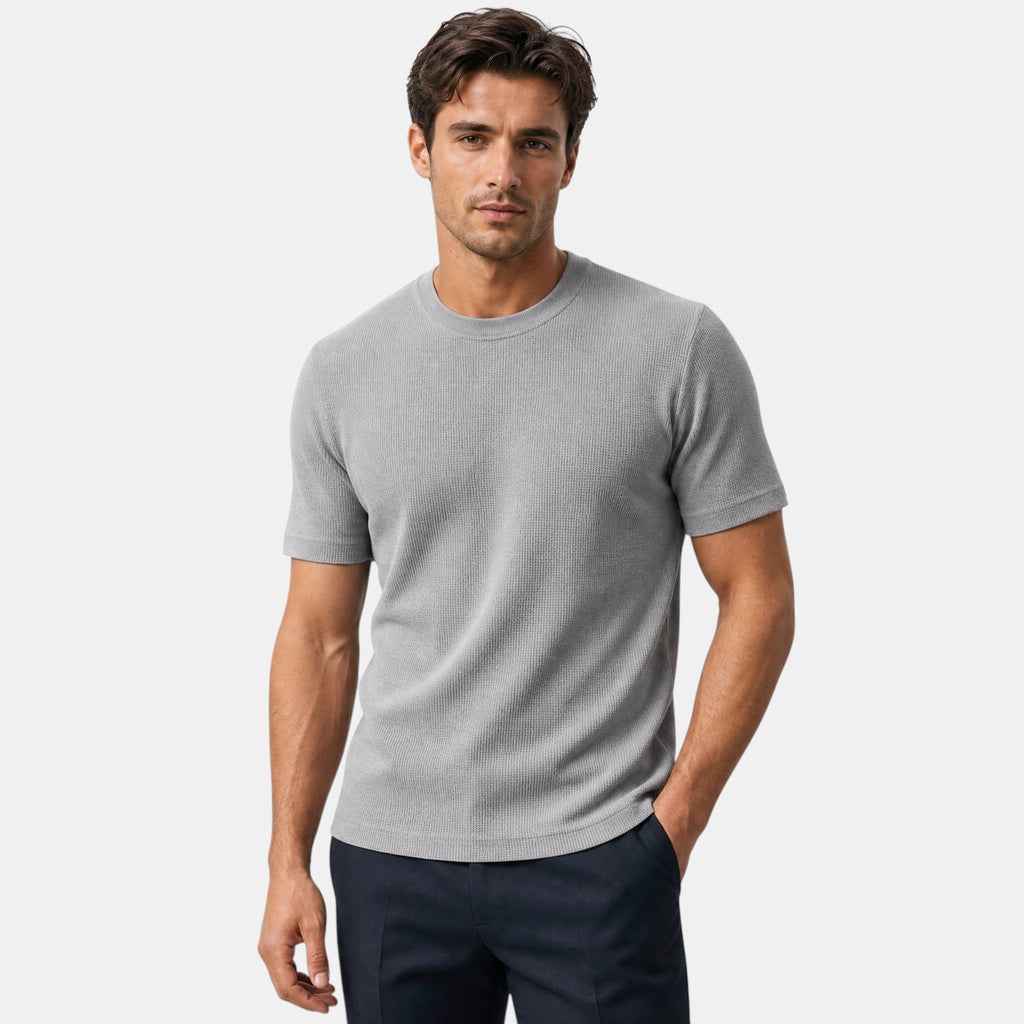 Men's T-Shirt with Crew Neck and Short Sleeves