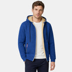 Men's Hooded Jacket with Full Zip and Front Pockets