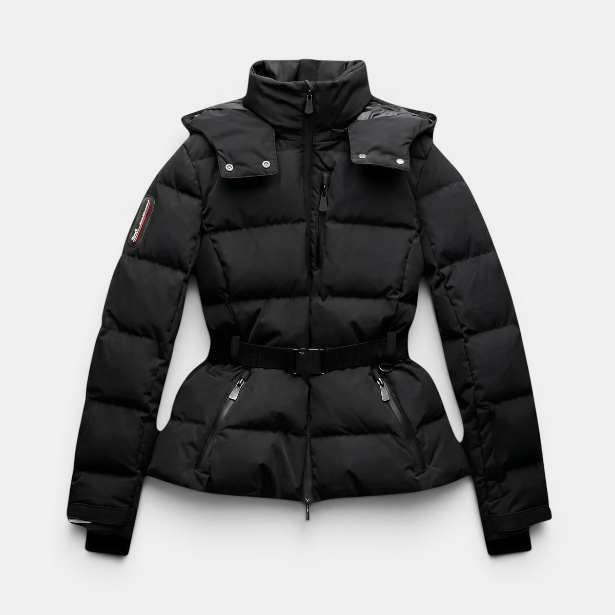 Women’s Belted Puffer Jacket Water Resistant Winter Coat SnugBubs Australia