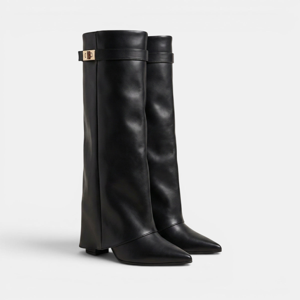 Women's Knee High Boots with Flap Detail and Block Heel SnugBubs Australia