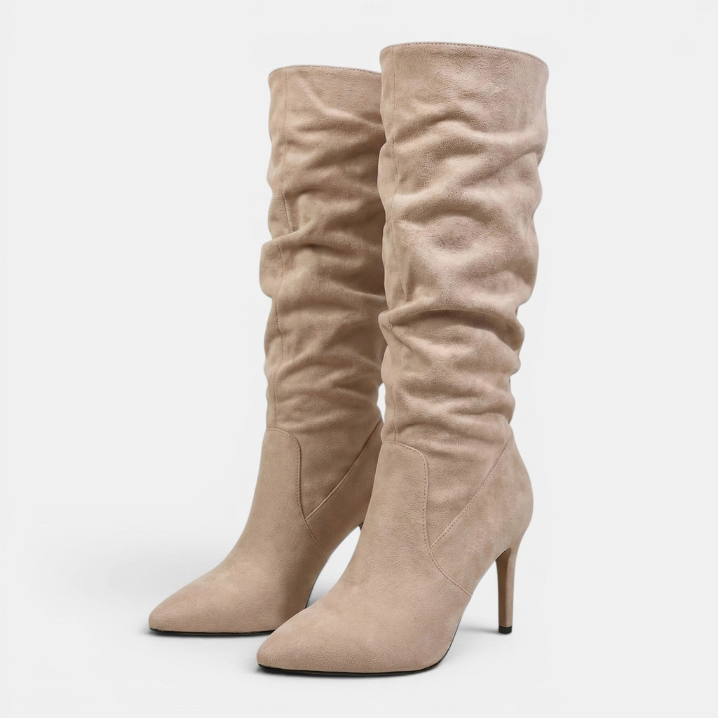 Women's Knee High Boots with Pull-On Design and Heel SnugBubs Australia