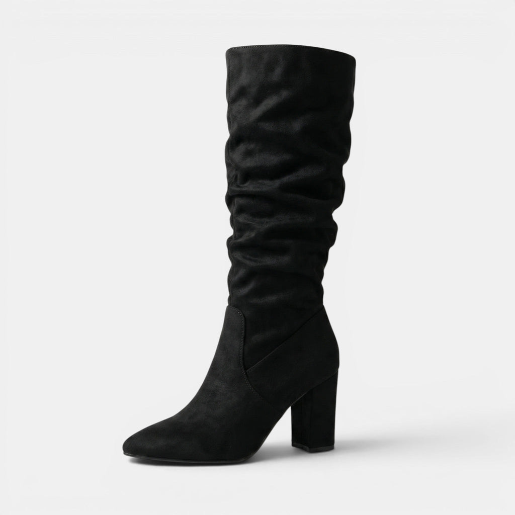 Women's Knee High Boots with Pull-On Design and Heel SnugBubs Australia