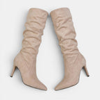 Women's Knee High Boots with Pull-On Design and Heel SnugBubs Australia