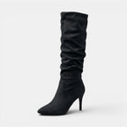 Women's Knee High Boots with Pull-On Design and Heel SnugBubs Australia