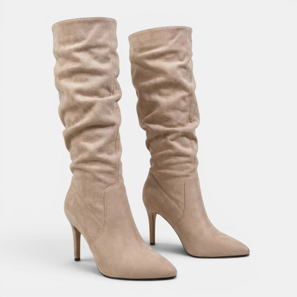Women's Knee High Boots with Pull-On Design and Heel SnugBubs Australia