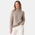 Women's Turtleneck Jumper with Long Sleeves