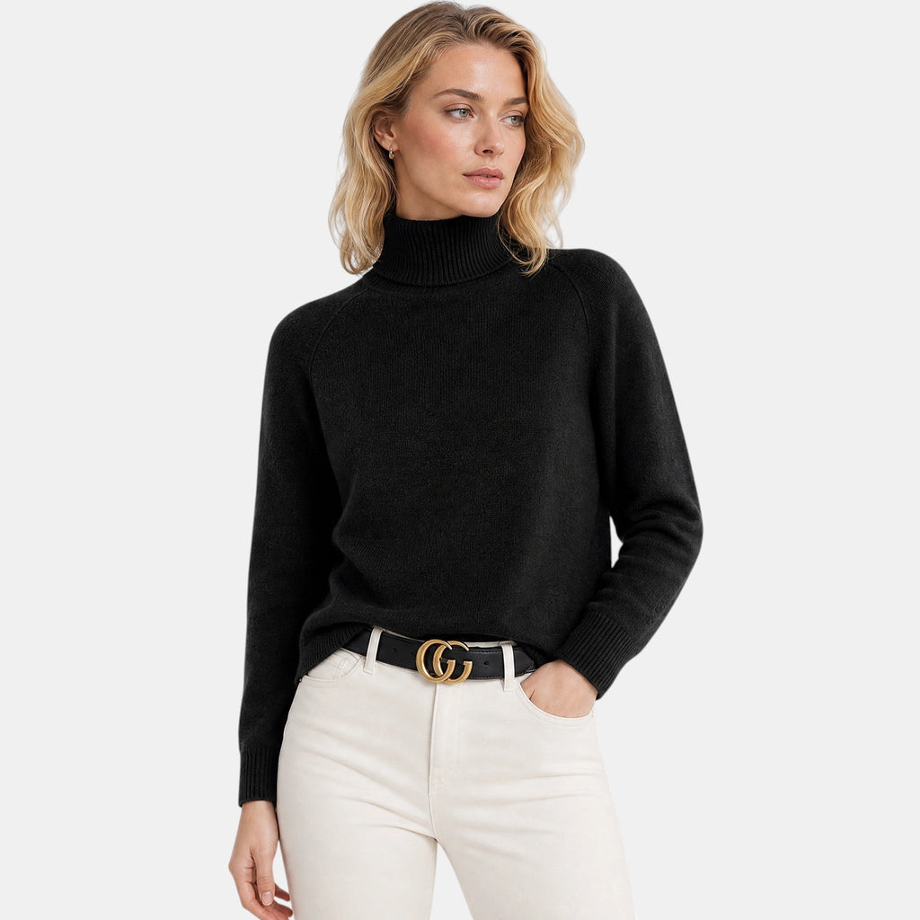 Women's Turtleneck Jumper with Long Sleeves