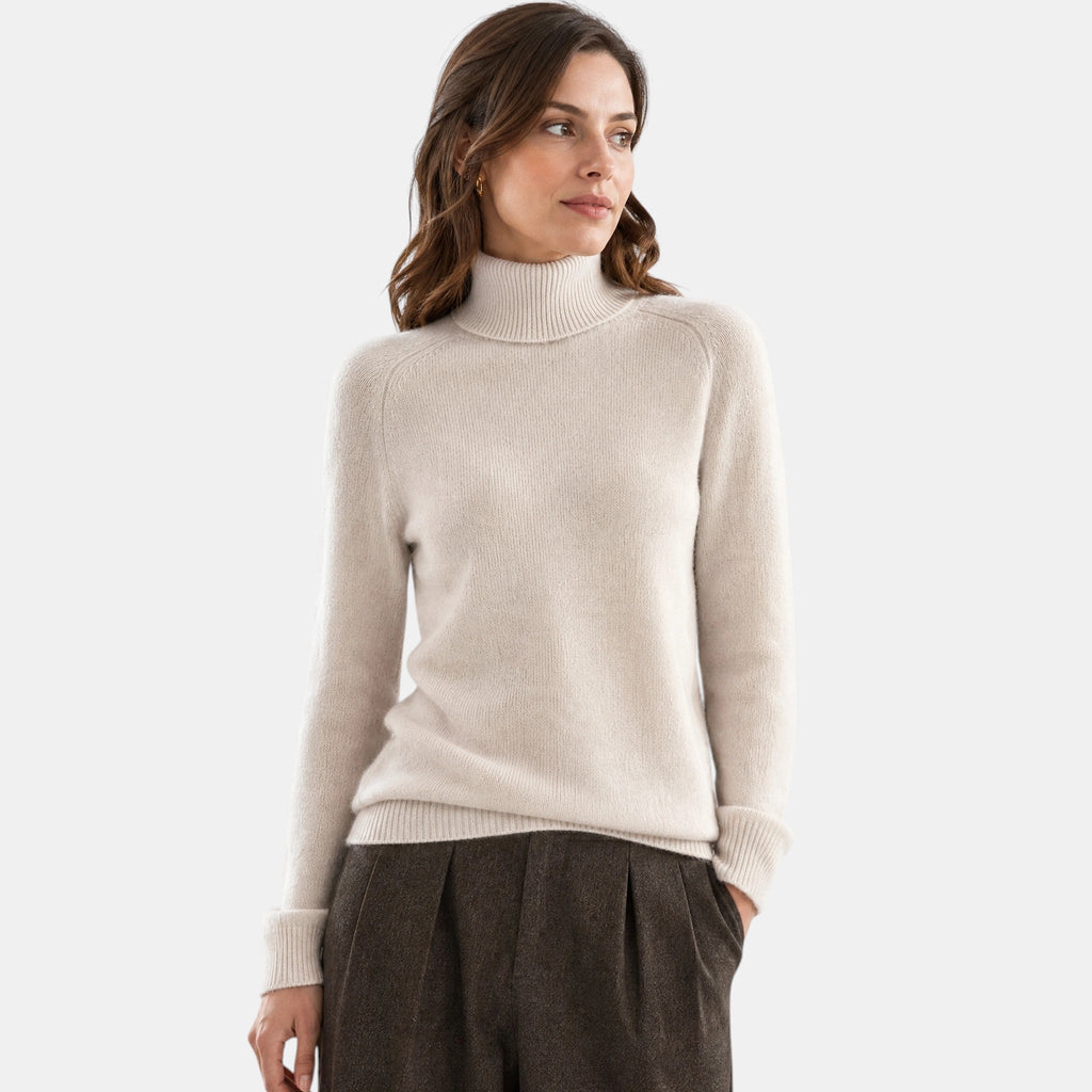 Women's Turtleneck Jumper with Long Sleeves
