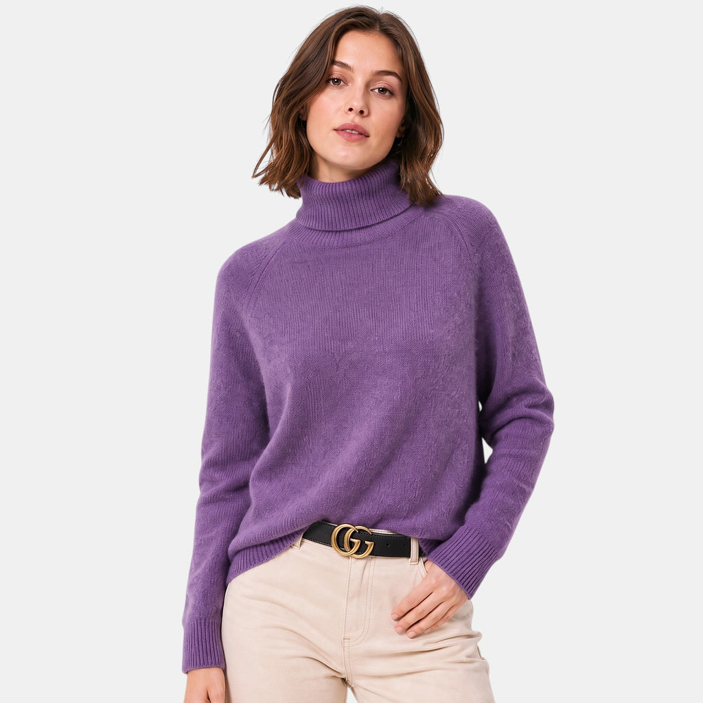 Women's Turtleneck Jumper with Long Sleeves