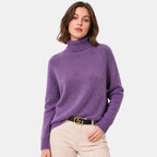 Women's Turtleneck Jumper with Long Sleeves