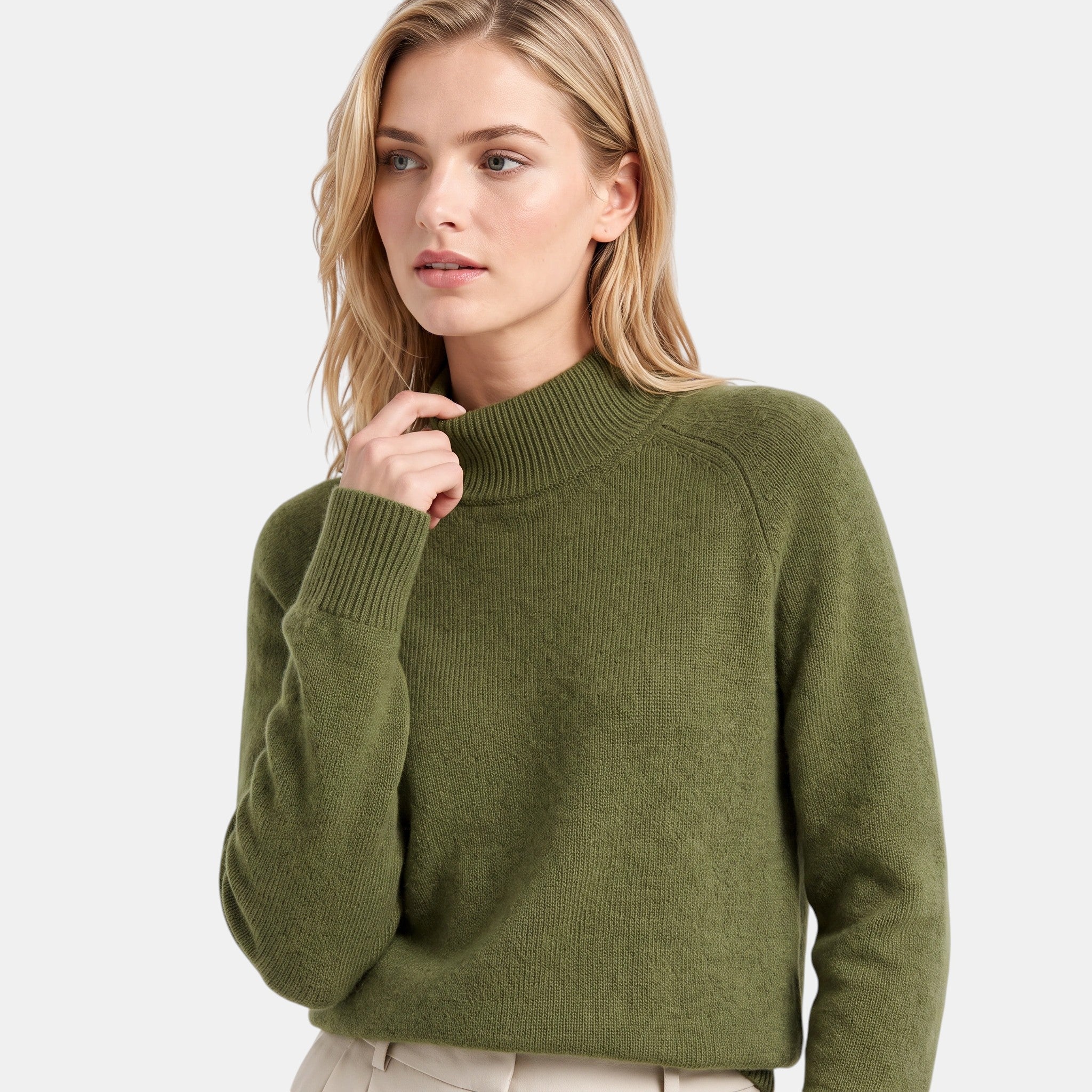 Women's Turtleneck Jumper with Long Sleeves