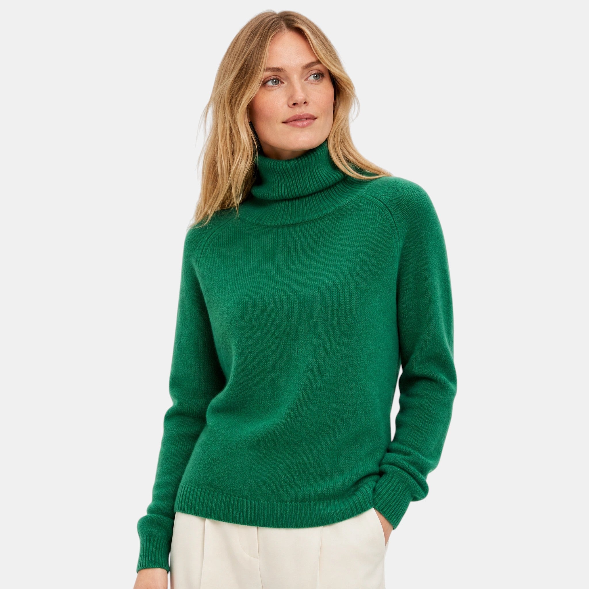 Women's Turtleneck Jumper with Long Sleeves