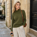 Women's Turtleneck Jumper with Long Sleeves