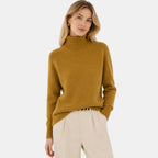 Women's Turtleneck Jumper with Long Sleeves