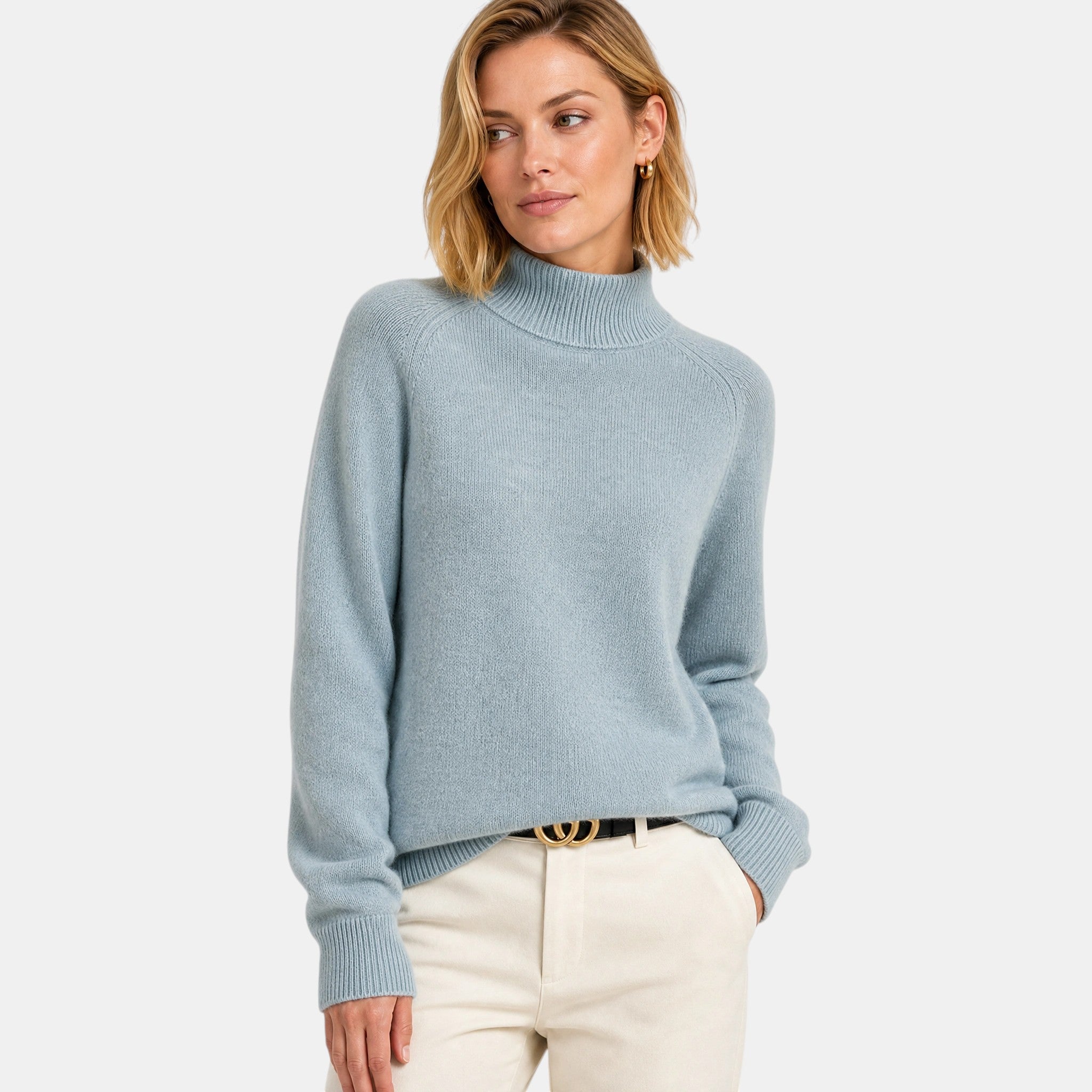 Women's Turtleneck Jumper with Long Sleeves